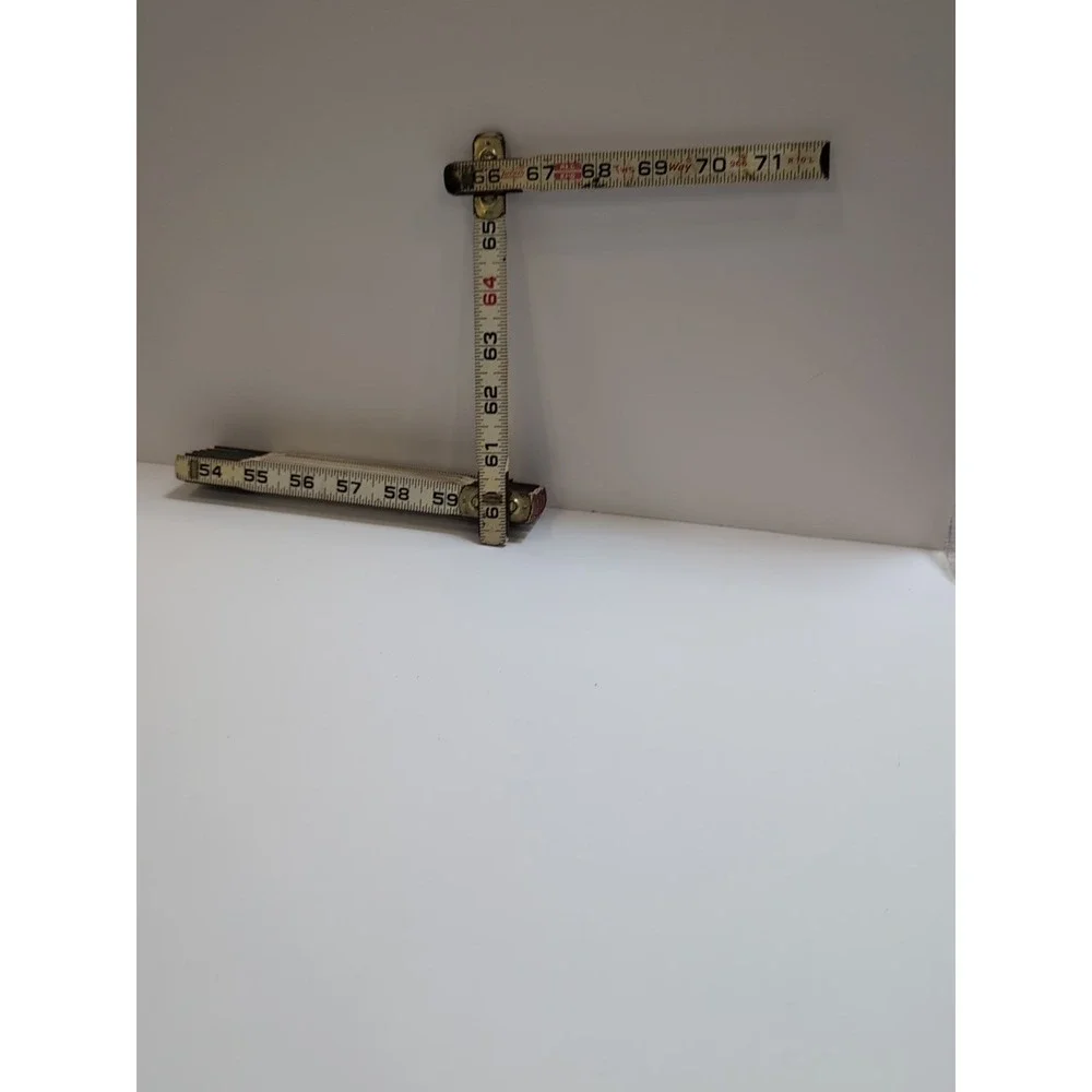 LUFKIN 966 USA MADE WOODEN FOLDING RULER 6 Ft 72